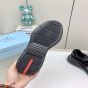 Patent leather and technical fabric Prada America's Cup sneakers