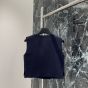 Celine top in double faced wool tricotine