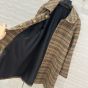Celine Victoire mac in Prince of Wales wool
