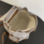 MIU MIU Canvas and leather backpack