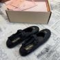 MIU MIU Ruches nappa leather ballerinas