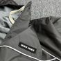 MIU MIU Technical silk zipper blouson jacket