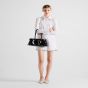 Prada Medium naplak patent leather handbag
