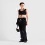Prada Ribbed knit jersey pants