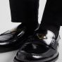 Prada Brushed leather loafers