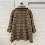 Celine Victoire mac in Prince of Wales wool