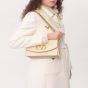 VALENTINO GARAVANI VAIN SHOULDER BAG IN SHINY CALFSKIN