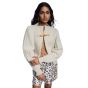 LV Cable Knit Strap Cardigan