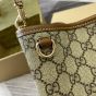 Gucci GG Emblem mini bucket bag