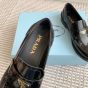 Prada Brushed leather loafers