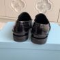 Prada Brushed leather loafers