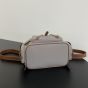 MIU MIU Canvas and leather backpack