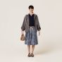 MIU MIU Technical silk zipper blouson jacket