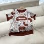 Hermès "Garde-Robe Pop" short-sleeve twillaine sweater