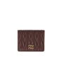 MIU MIU Small matelassé nappa leather wallet