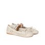 MIU MIU Woven nappa leather ballerinas