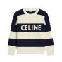 celine oversized sweater in striped cotton