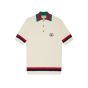 Gucci Knit cotton polo T-shirt with Web