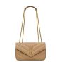 YSL LOULOU small in MATELASSÉ lambskin
