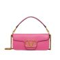 VALENTINO GARAVANI LOCÒ CALFSKIN SHOULDER BAG