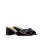 Valentino VLOGO SIGNATURE PATENT LEATHER SLIDE SANDAL