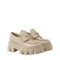 Prada Brushed leather Monolith loafers