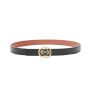 LOEWE Reversible Anagram Ellipse belt in smooth calfskin
