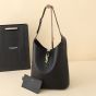 YSL LE 5 À 7 hobo in grained leather