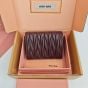 MIU MIU Small matelassé nappa leather wallet