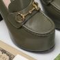 Gucci Women's Horsebit platform loafer slingback