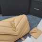 YSL LOULOU small in MATELASSÉ lambskin