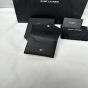 YSL UPTOWN Compact wallet in grain de poudre leather
