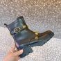 Valentino ROMAN STUD CALFSKIN COMBAT BOOT