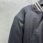 loose celine teddy jacket in nylon