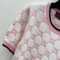 Gucci Cotton crewneck top with GG intarsia