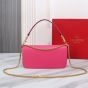VALENTINO GARAVANI LOCÒ CALFSKIN SHOULDER BAG