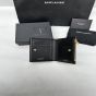 YSL UPTOWN Compact wallet in grain de poudre leather