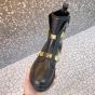 Valentino ROMAN STUD CALFSKIN COMBAT BOOT