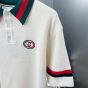 Gucci Knit cotton polo T-shirt with Web