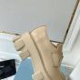Prada Brushed leather Monolith loafers