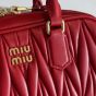 MIU MIU Arcadie matelassé nappa leather mini-bag