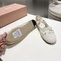 MIU MIU Woven nappa leather ballerinas