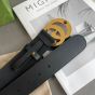 Gucci GG Marmont wide belt with pearls