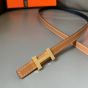 Hermès Maillon H belt buckle & Reversible leather strap 13 mm