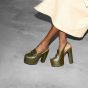Gucci Women's Horsebit platform loafer slingback
