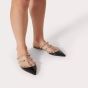 Valentino ROCKSTUD PATENT-LEATHER MULE