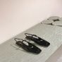 Prada Patent leather slingback ballerinas