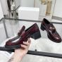MIU MIU Brushed leather loafers