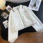 MIU MIU Bonded piqué and technical jersey blouson jacket