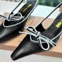 MIU MIU Nappa leather slingback pumps